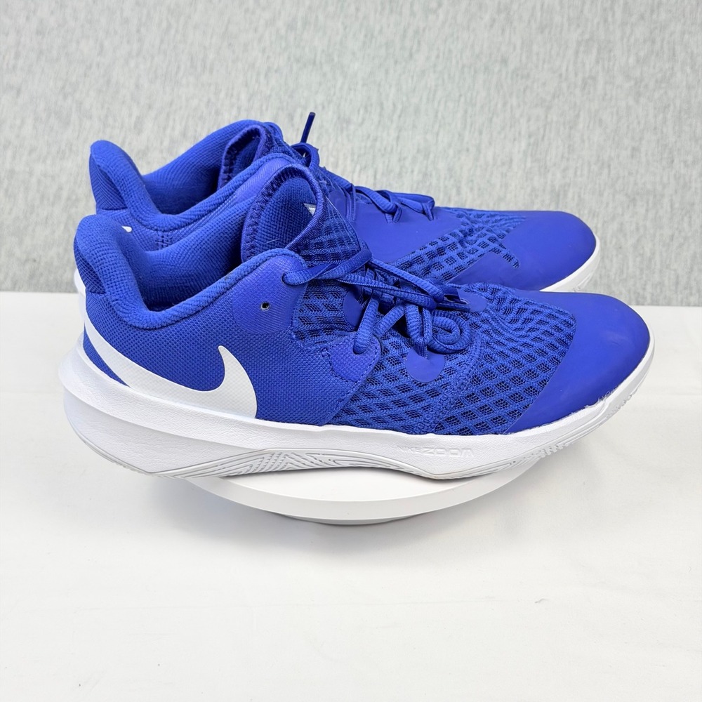 Nike Zoom Hyperspeed Court Womens 8.5 Volleyball Shoes Blue White CI2963-410 - Picture 9 of 10